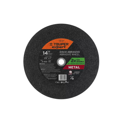 ‣ Disco Tipo 41 de 14" p/corte metal... | Truper Expert