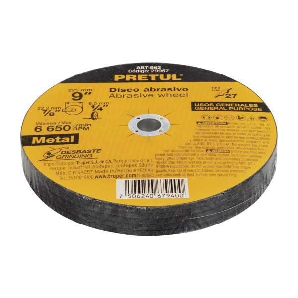 ‣ Disco de Desbaste 9" Metal... | Pretul