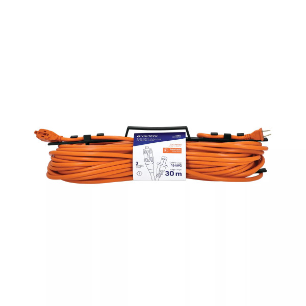 ‣ Extensión eléctrica 30 m 2x16 AWG, Volteck | Ferretodo
