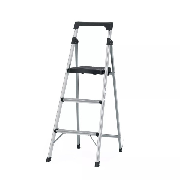 ‣ Escalera tubular plegable 3 peldaños alu... | Truper