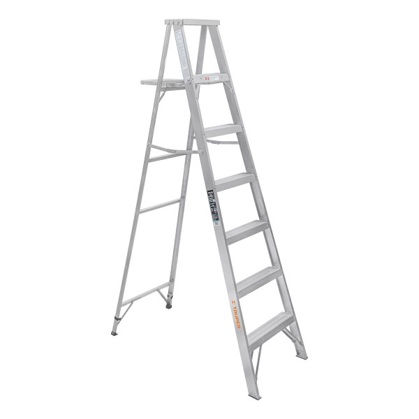 ‣ Escalera de tijera aluminio 6 peldaños... | Truper