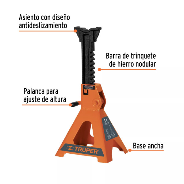‣ Caja 2 torres 3 ton auto, Truper | Truper