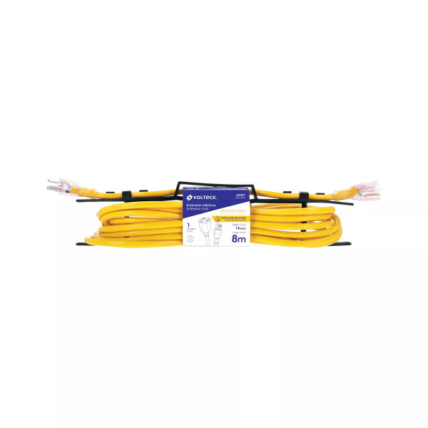 ‣ Extensión reforzada 8 m 3x14 AWG... | Volteck