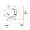 Router 1800 W 2-1/2 Hp, Industrial, Truper | Routers