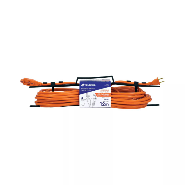 ‣ Extensión eléctrica uso rudo 12 m 2x16 AWG... | Volteck