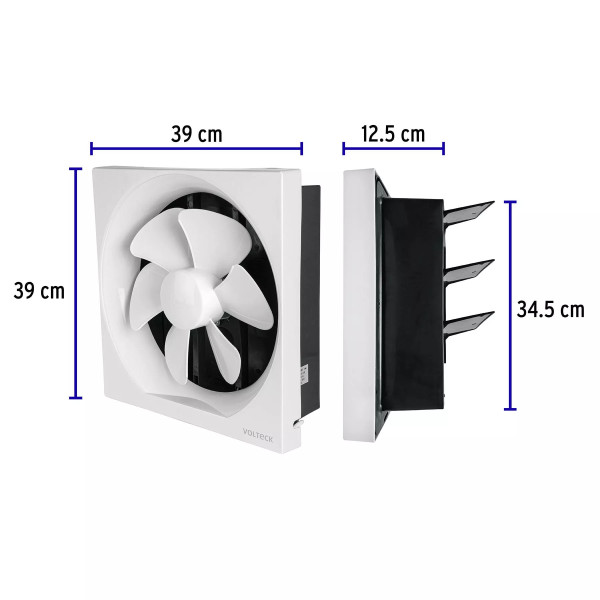‣ Extractor de aire 12" blanco VOLTECK | Volteck