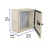 ‣ Gabinete metálico 300x300 mm VOLTECK | Volteck
