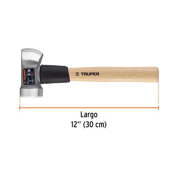 ‣ Marro demoledor 3 lb, mango 12" | Truper
