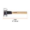 ‣ Marro demoledor 3 lb, mango 12" | Truper
