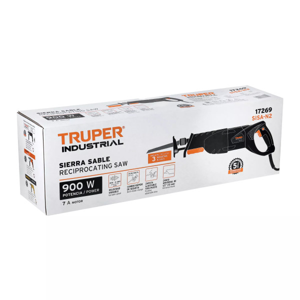 Sierra Sable 900 W Velocidad Variable, Industrial, Truper | Ferreterias Ferretodo Guatemala