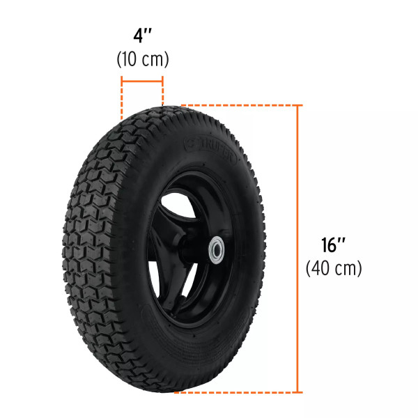 ‣ Carretilla 6 ft3 Neumática, tubular... | Truper