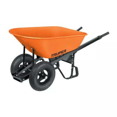 ‣ Carretilla 8 ft3 Doble Llanta Neumática... | Truper