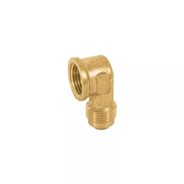 ‣ Codo para estufa 90° latón 3/8" x 3/8" | Foset