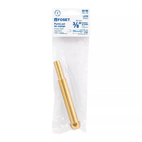 ‣ Punta pol de latón 3/8" x 12 cm, espiga... | Foset