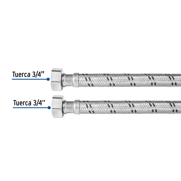 ‣ Manguera para boiler, acero inox 40 cm... | Foset