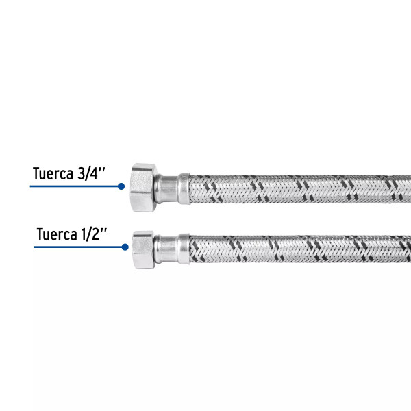 ‣ Manguera para boiler 80 cm acero inox... | Foset