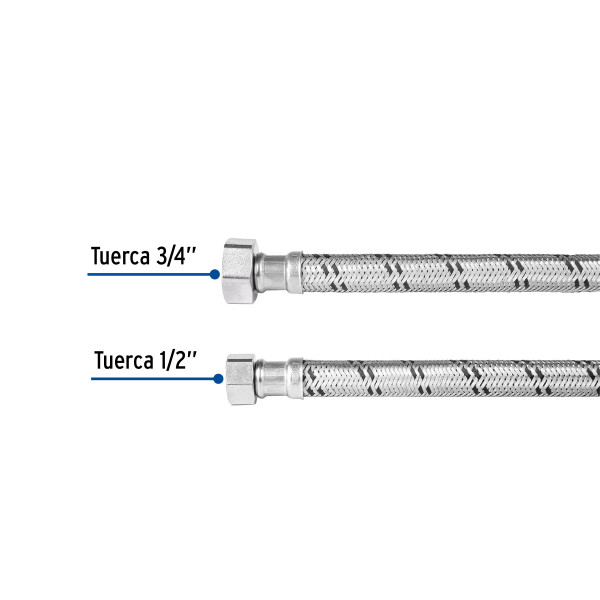 ‣ Manguera para boiler, acero inox, 150 cm... | Foset