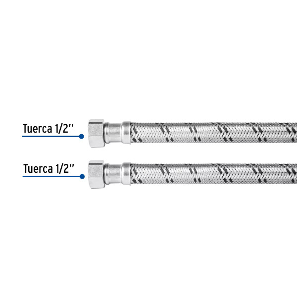 ‣ Manguera para boiler 1/2"x1/2", 150 cm... | Foset
