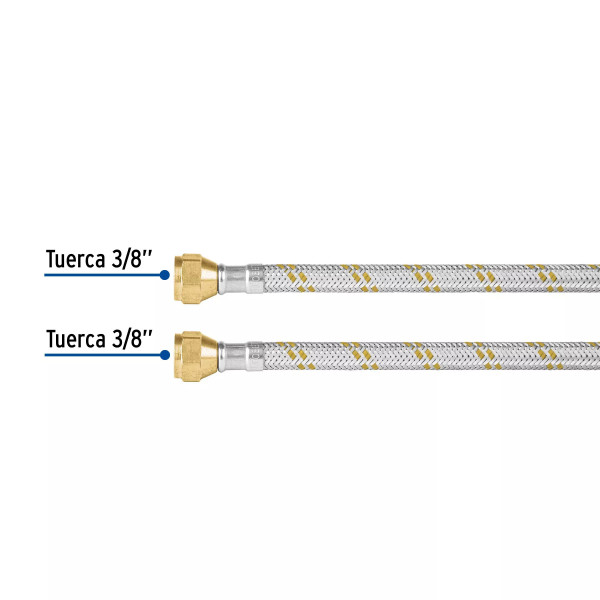 ‣ Manguera de gas acero inox 3/8" 500 cm... | Foset