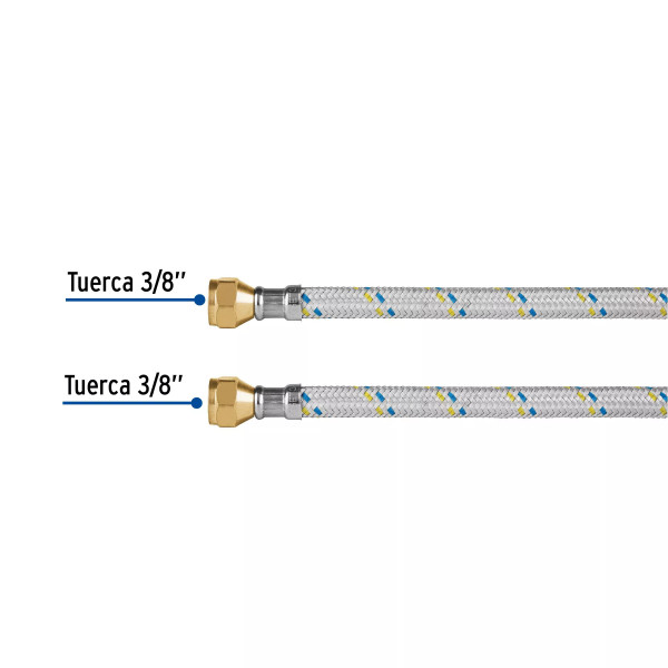 ‣ Manguera para gas, aluminio, 3/8" flare, 300 cm... | Foset