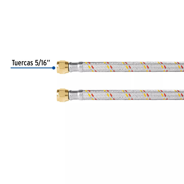 ‣ Manguera de gas aluminio 5/16" 250cm... | Foset