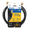 ‣ Manguera para gas PVC 3/8" 1 m negra... | Foset