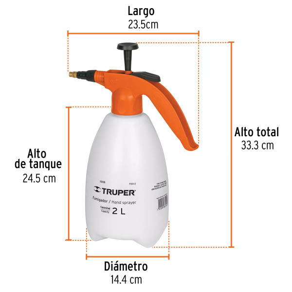 ‣ Fumigador 2L doméstico, Tru... | Truper