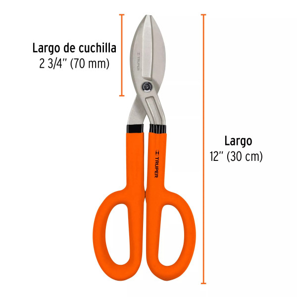 ‣ Tijera para hojalatero 12" Truper | Truper