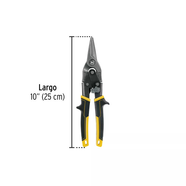 ‣ Tijera de aviación 10" corte recto... | Truper
