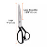‣ Tijera 9" para sastre TRUPER | Truper