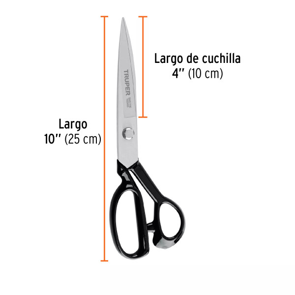 ‣ Tijera 10" para sastre TRUPER... | Truper