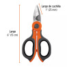 ‣ Tijera 6" acero inox. electricista EXPERT... | Truper