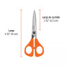 ‣ Tijera 6-1/2" acero inox. oficina... | Truper