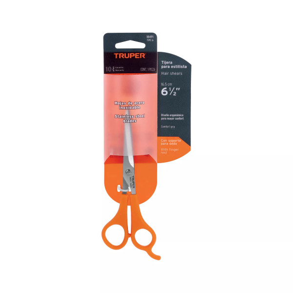 ‣ Tijera 6" acero inox, para estilista... | Truper
