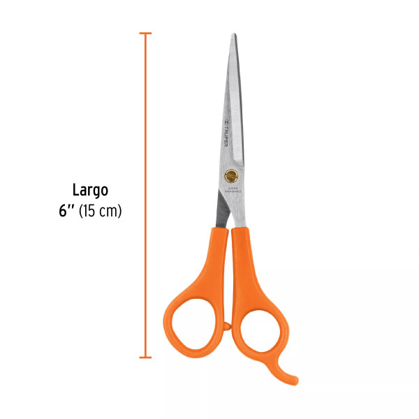 ‣ Tijera 6" acero inox, para estilista... | Truper