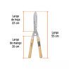 ‣ Tijera para poda 55 cm, Classic, mango... | Truper