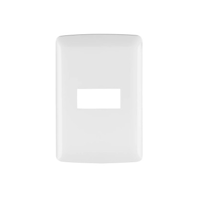 ‣ Placa 1 módulo ABS Italiana Blanco... | Volteck