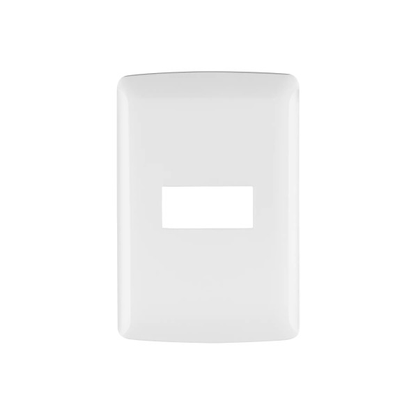 ‣ Placa 1 módulo ABS Italiana Blanco... | Volteck