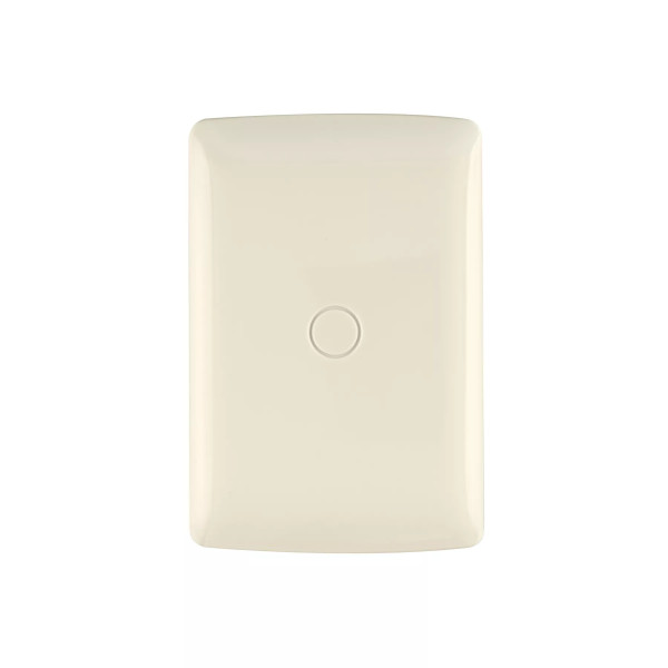 ‣ Placa de ABS ciega, línea Italiana, marfil | Volteck