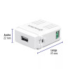 ‣ Módulo USB Italiana Blanco | Volteck