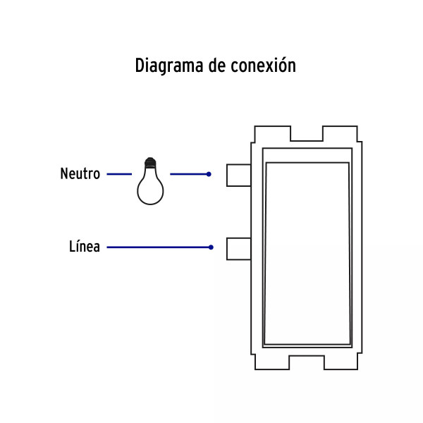 ‣ Interruptor sencillo con luz piloto Italiana... | Volteck