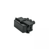 ‣ Interruptor 3 vías, línea Italiana, negro | Volteck
