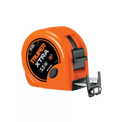 Flexómetro Xtra 5.5 M Cinta Extra Ancha 28 Mm, Truper | Flexómetros / Cintas Metricas Ferreterias Ferretodo