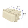 ‣ Interruptor para timbre Italiana marfil | Volteck