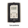 ‣ Contacto aterrizado USB, marfil, Italiana... | Volteck