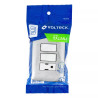 ‣ Placa contacto 2 interruptores, plata, Italiana... | Volteck