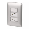 ‣ Placa armada 2 contactos e interruptor... | Volteck