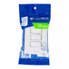 ‣ Placa 2 interruptores escalera blanca | Volteck