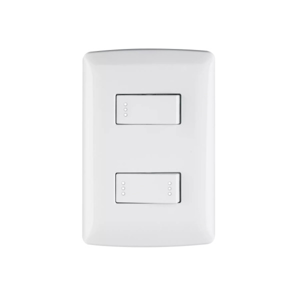 ‣ Placa armada 1 interruptor, blanca | Volteck
