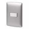 ‣ Placa armada 1 interruptor escalera plata... | Volteck